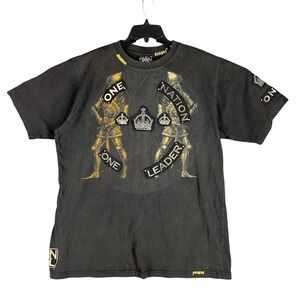 Affliction Shirt Mens 3XL Graphic One Nation Leader Biker Gothic Streetwear